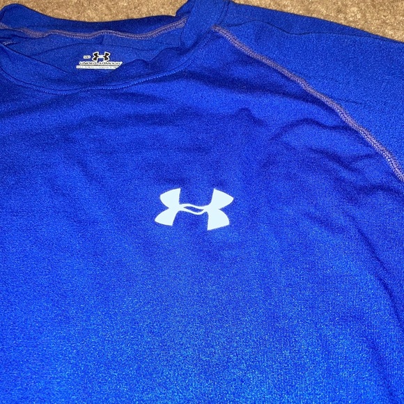 Men’s Blue Under Armour Short Sleeve tee - Picture 2 of 3